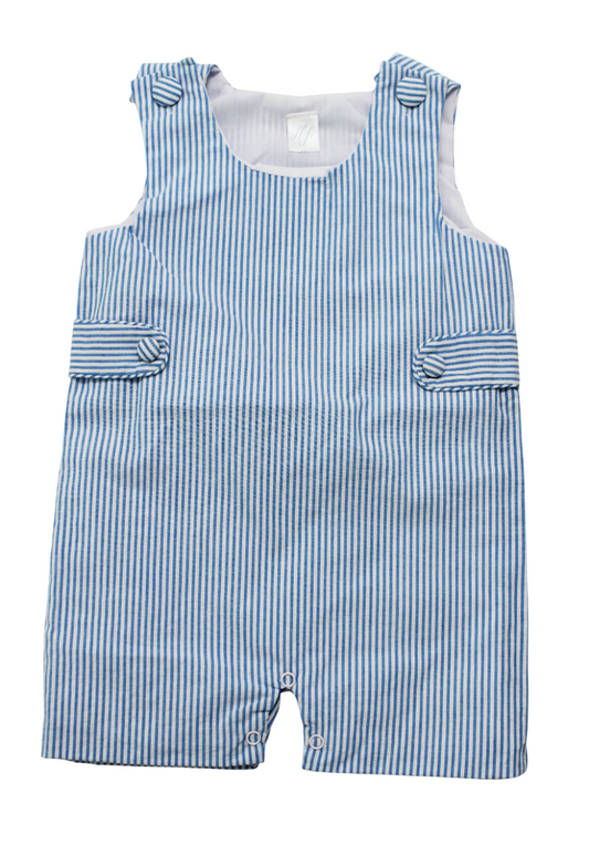 Hampton Blue Striped Seersucker Jon Jon *PREORDER*