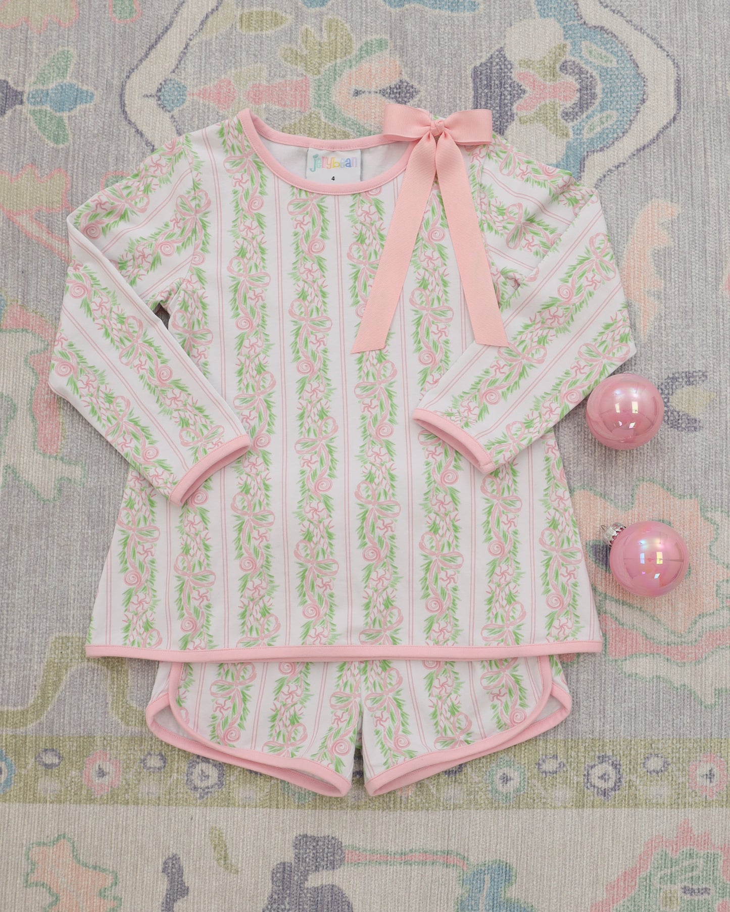 Blush and Boughs Elizabeth Long Sleeve Set *Jelly Bean Christmas Preorder 26*