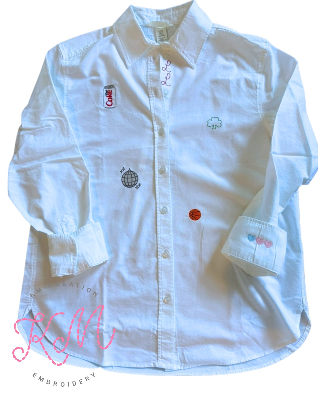 Women's Oversized White Button Up Oxford