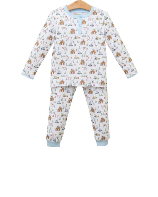 Constructing Christmas Nicholas Long Sleeve Set *Jelly Bean Christmas Preorder 26*
