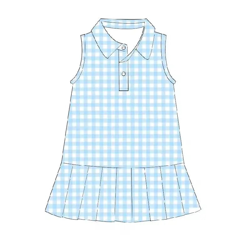 Girls Stripe & Gingham Tennis Dresses *PREORDER*