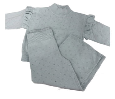 Pointelle Knit Set (2 Pieces) *HAMPTON JAMES ROLLNECK PREORDER 26*