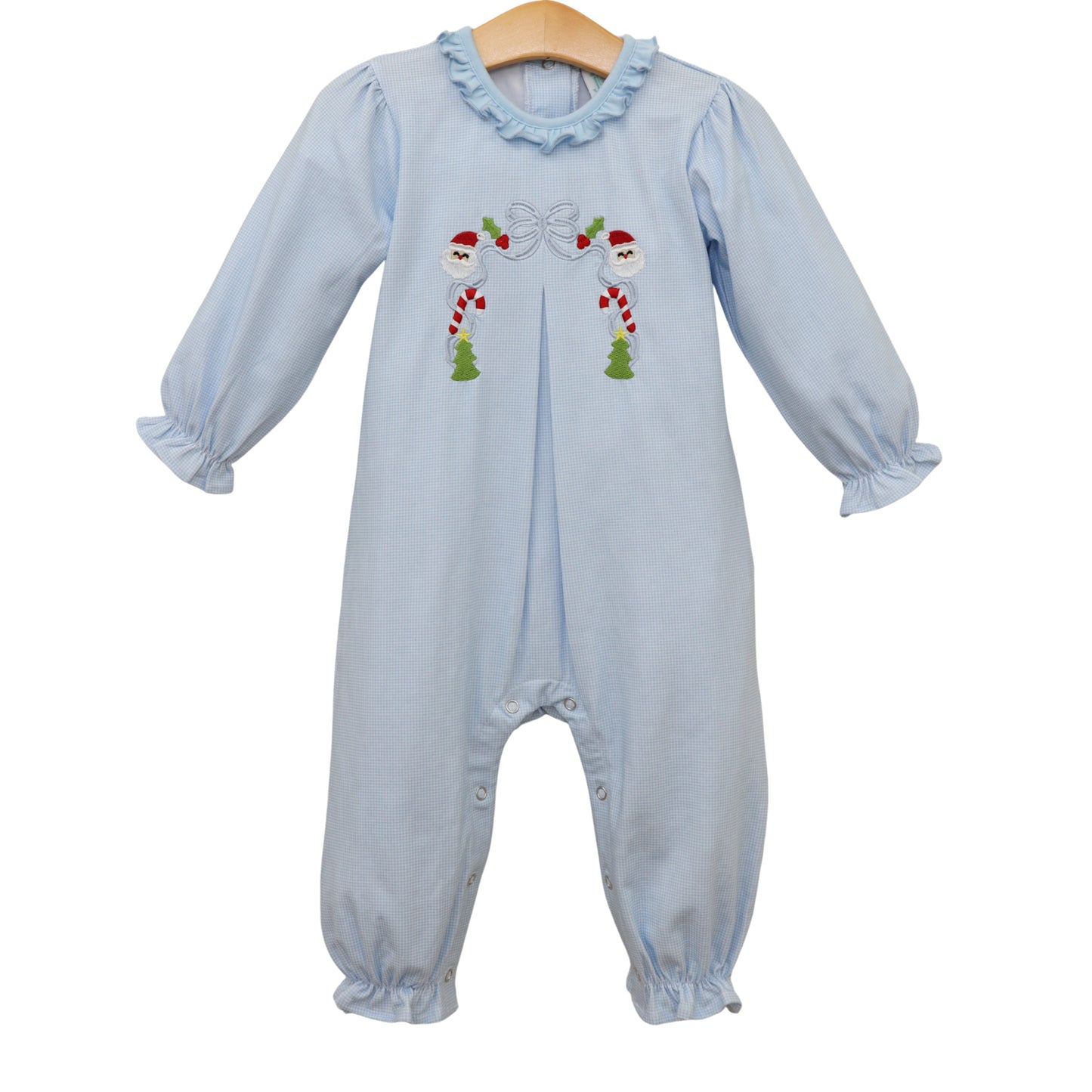 A Classic Christmas Pleat Romper *Jelly Bean Christmas Preorder 26*