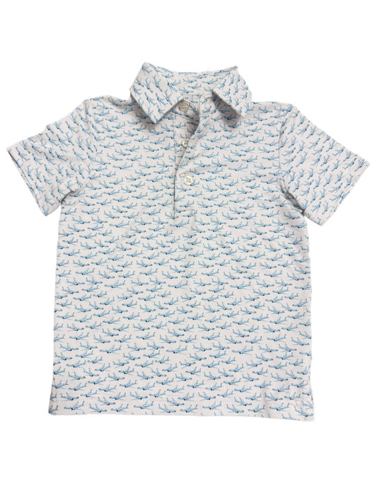 Boys' Little Aviator Performance Polo *Hampton James B3 Collection Preorder*