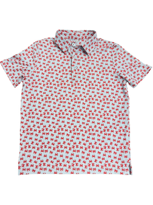 Boys' Chesapeake Crab Performance Polo *Hampton James B3 Collection Preorder*