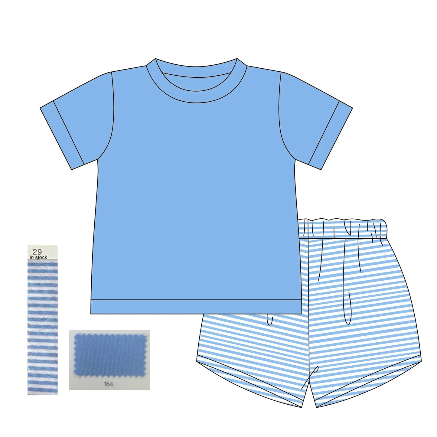 Boys Stripe Short Sets *PREORDER*