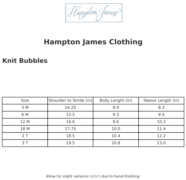 Solid Knit Rollneck Bubble *HAMPTON JAMES ROLLNECK PREORDER 26*
