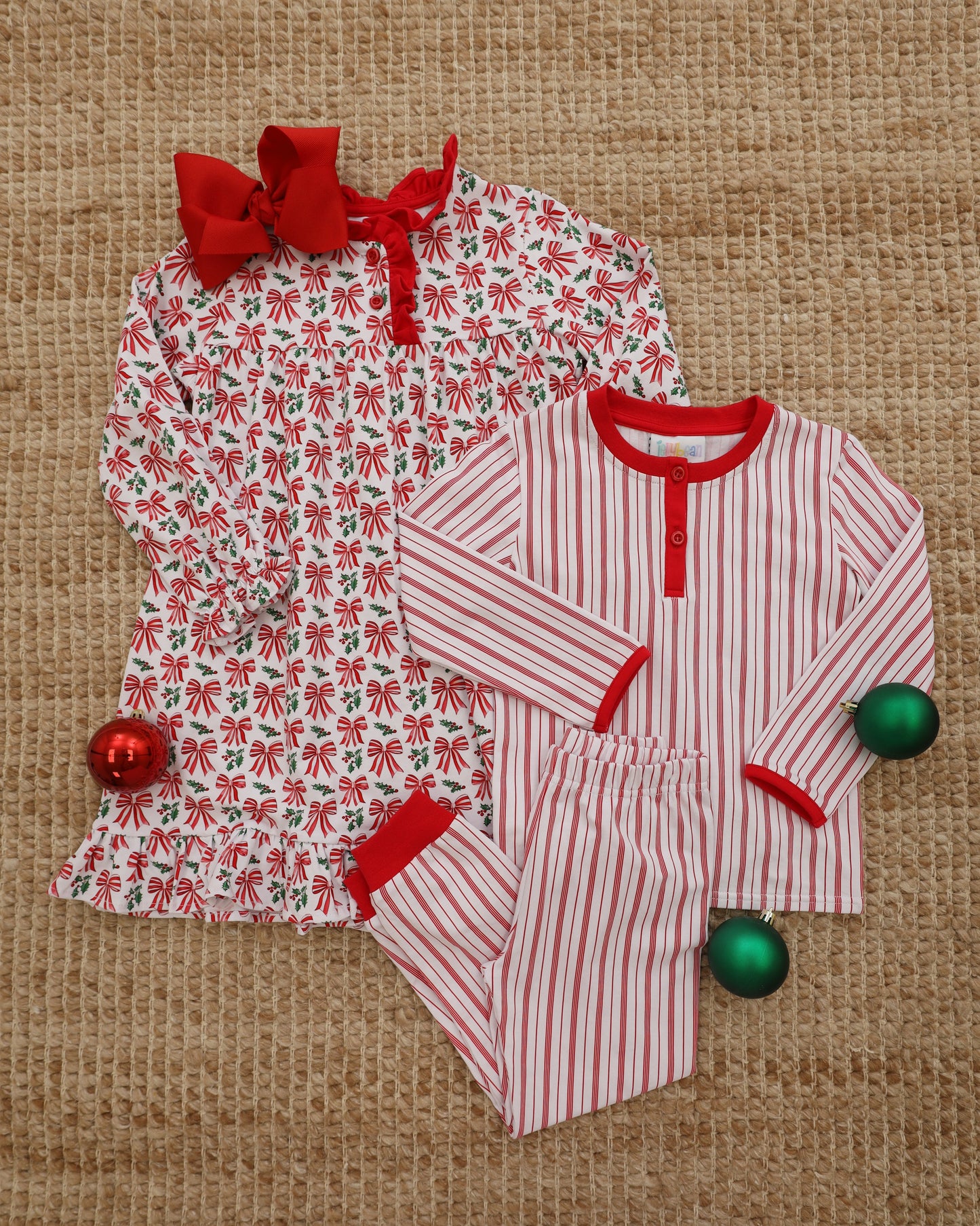 Merry Moments Holly Long Sleeve Dress *Jelly Bean Christmas Preorder 26*