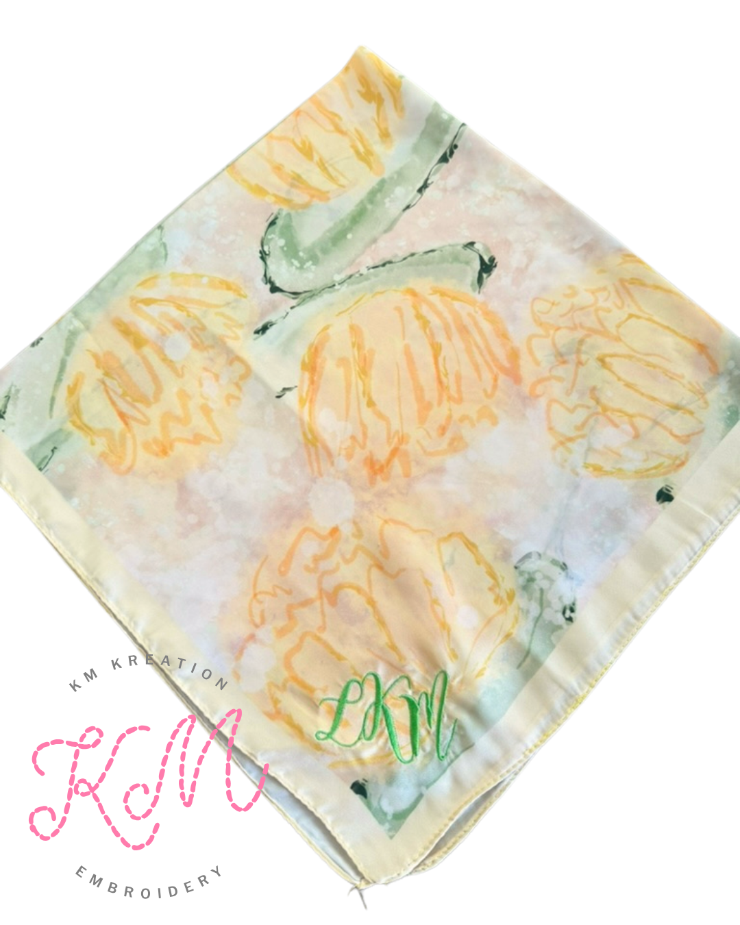 DISH Palm Royale Personalized Scarves *PREORDER FOR EVENT APRIL 23*