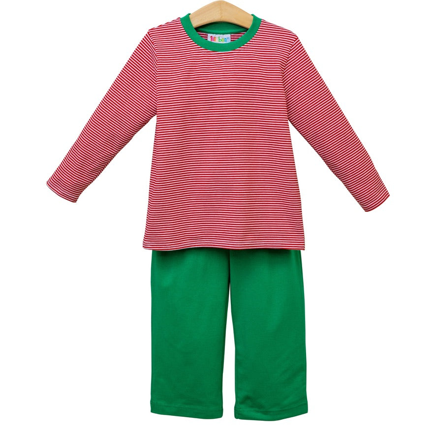 Thomas Collection-Red Stripe & Green *Jelly Bean Christmas Preorder 26*