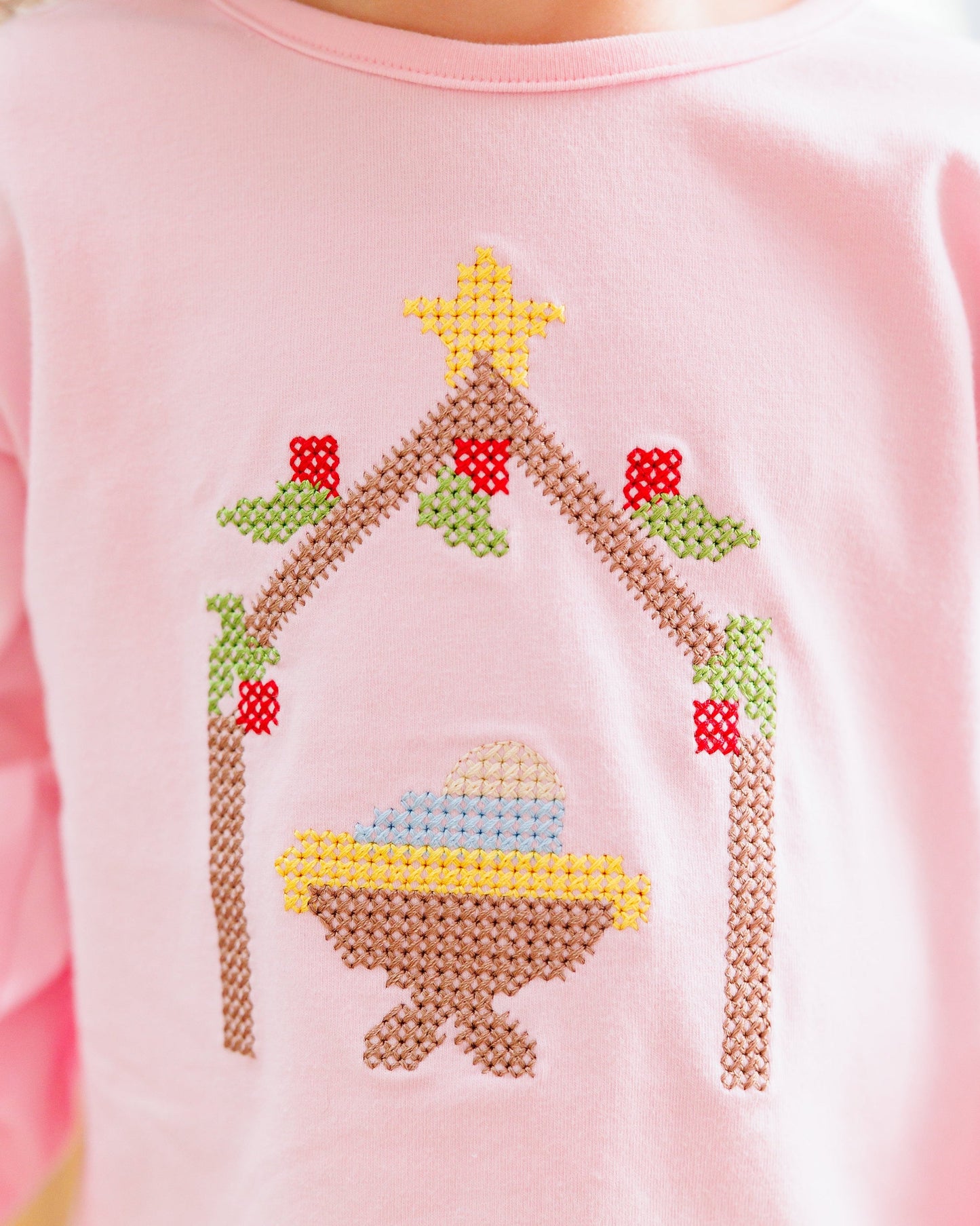 Away In A Manger Ruffle Top *Jelly Bean Christmas Preorder 26*