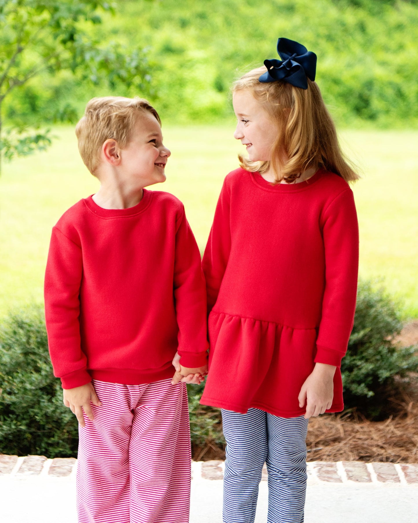 10 Red Pullover Fleece Sweatshirt