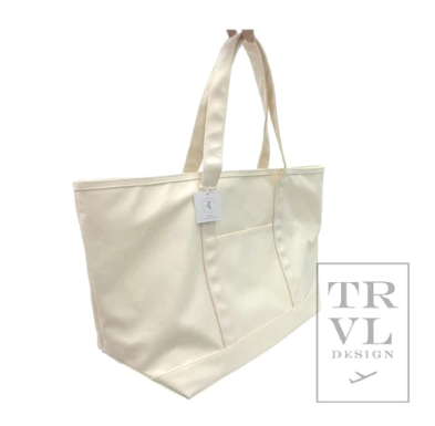 TRVL Design Coated Canvas Totes (Multiple Sizes)