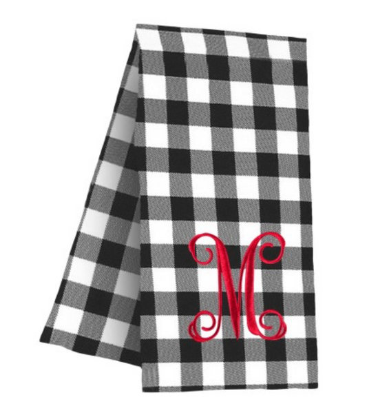 Black and White Buffalo Kitchen Towels