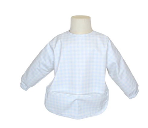 Pimlico Blue Plaid Large TRVL Design Perfect Smock