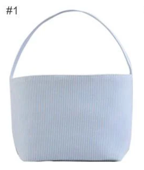 Easter Seersucker and Gingham Bucket *PREORDER*