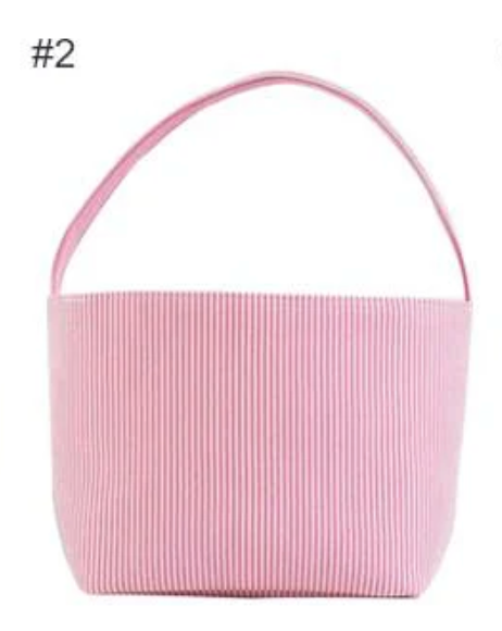 Easter Seersucker and Gingham Bucket *PREORDER*