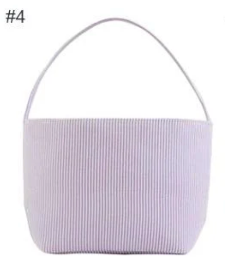 Easter Seersucker and Gingham Bucket *PREORDER*