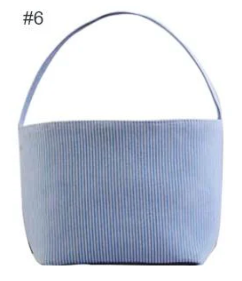 Easter Seersucker and Gingham Bucket *PREORDER*