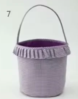 Easter Seersucker and Gingham Bucket *PREORDER*