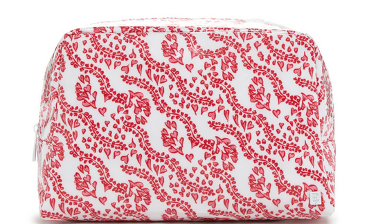 All Heart Red Large Luxe Gloss Wash Bag **TD in Stock Inventory Sale**
