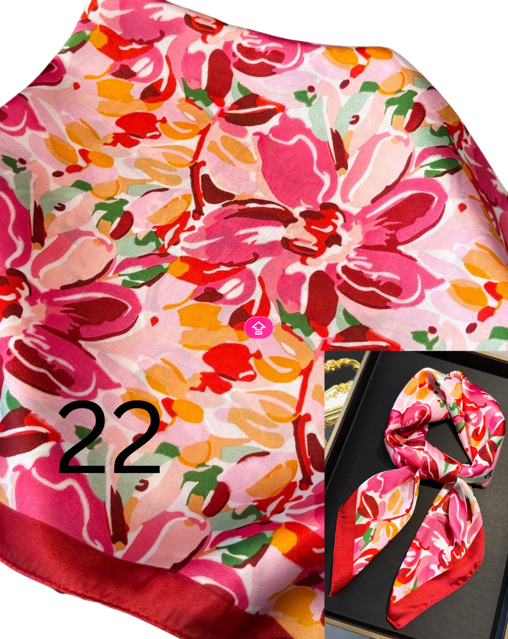 DISH Palm Royale Personalized Scarves *PREORDER FOR EVENT APRIL 23*