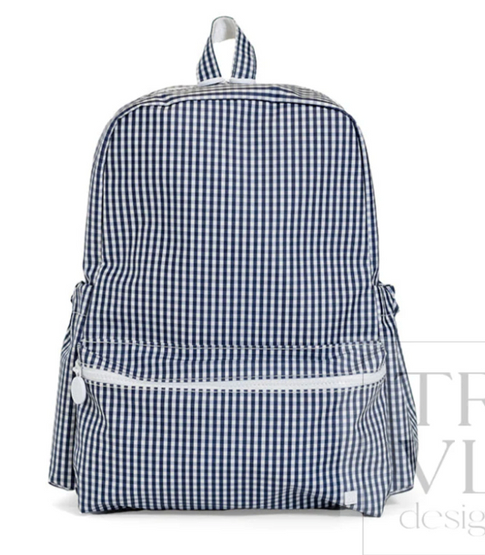 Navy Gingham Backpacker**TD in Stock Inventory Sale**