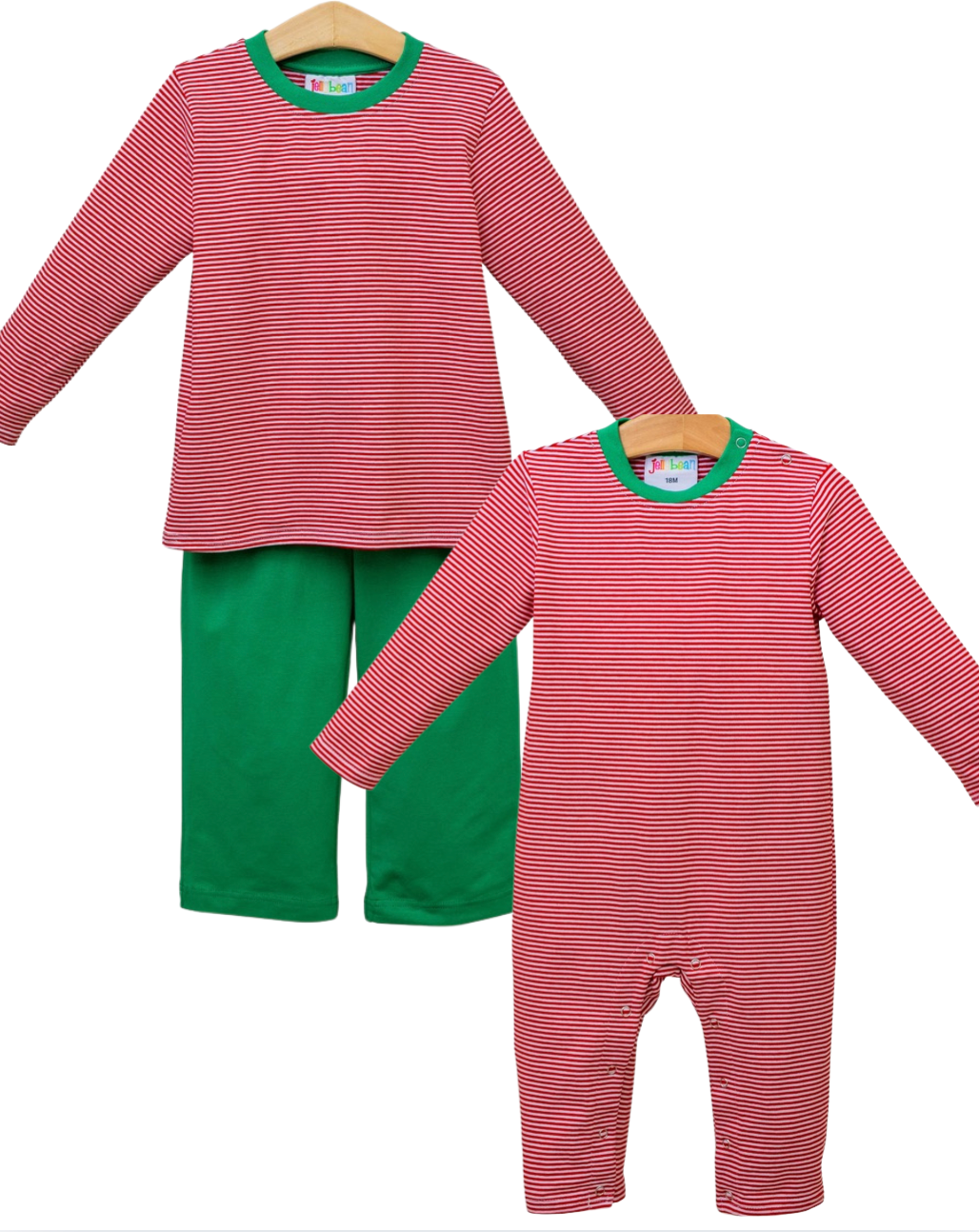 Thomas Collection-Red Stripe & Green *Jelly Bean Christmas Preorder 26*