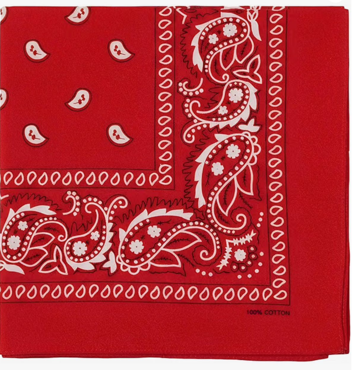 POP-UP SHOP 100% Cotton Bandana Scarves