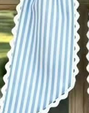 STRIPE RIC RAC TRIMMED WREATH SASH PREORDER
