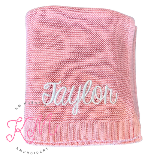 Soft Knitted Baby Blanket