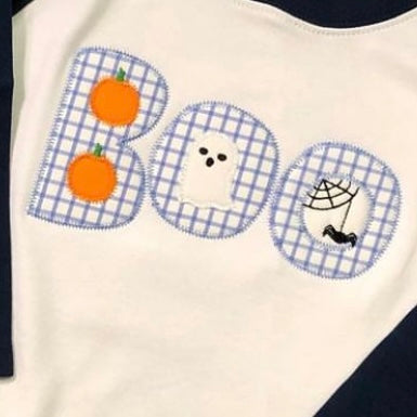 Windowpane BOO Appliqué *Design Only*