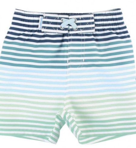 6 & 7 Coastal Stripe Swim Trunks