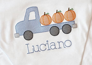 Pumpkin Patch Truck*Design Only*