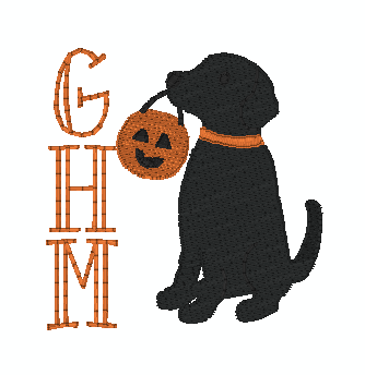 Trick or Treat Puppy Mini Polo*Design Only*