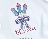 Firework Bundle with Bow *Design Only*