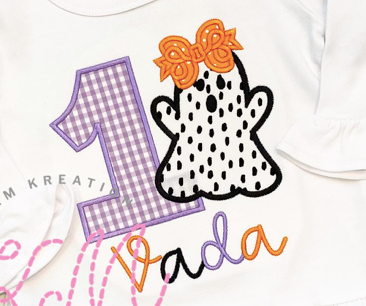 Boo Birthday Appliqué **DESIGN ONLY**