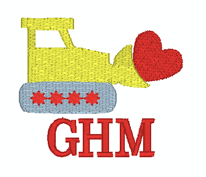 Valentine Bulldozer Mini Polo *Design Only*