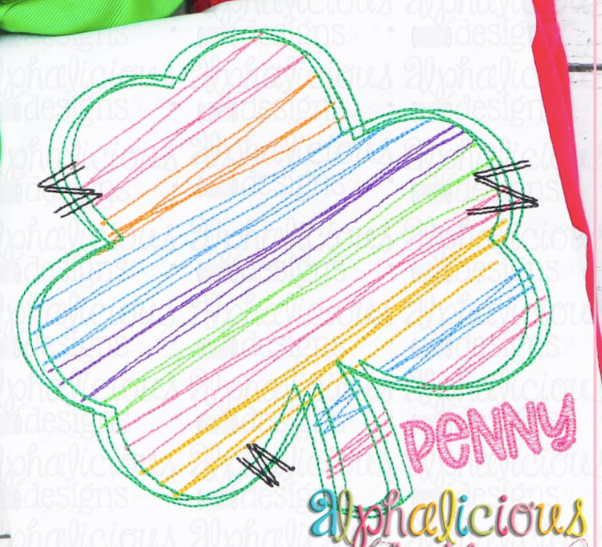 Scribble Shamrock Sketch *Design Only*