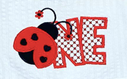 Lady Bug Birthday Appliqué **DESIGN ONLY**
