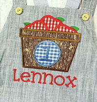 Apple Pickin' Birthday Appliqué **DESIGN ONLY**