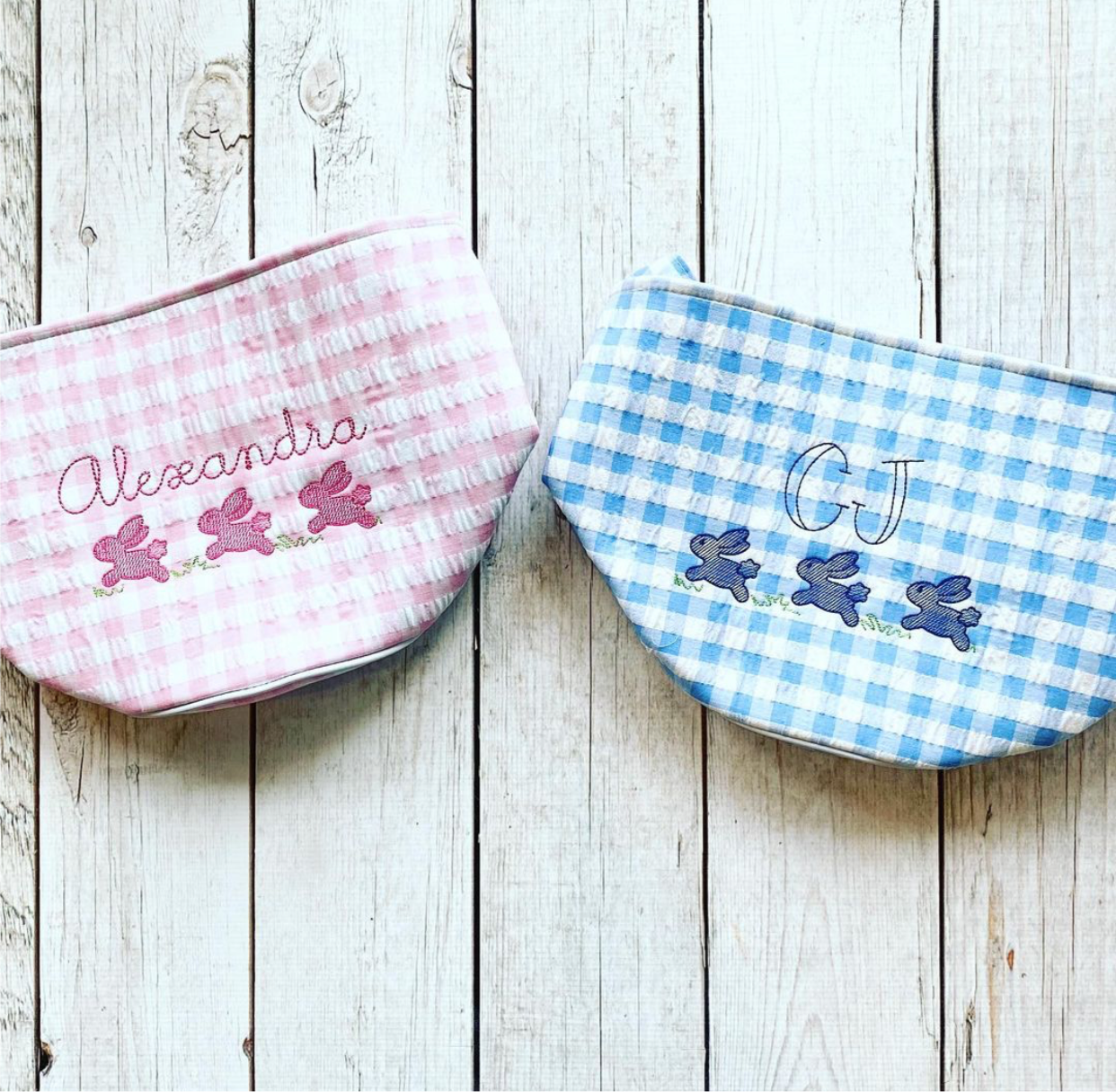 Easter Seersucker and Gingham Bucket *PREORDER*